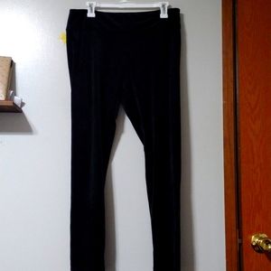 No Boundaries Black Velvet leggings (2)